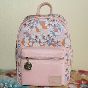 Loungefly Aladdin Rajah Floral Backpack